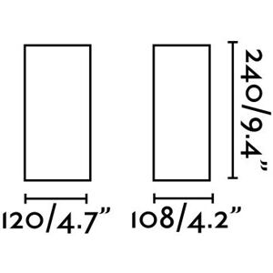 Faro Bruc LED Outdoor Up Down Wall Light - outdoor lighting Faro Bruc LED Outdoor Up Down Wall Light - outdoor lighting