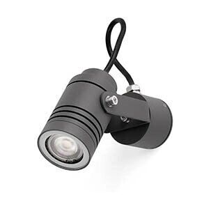 Luce da Parete Esterno Faro - IP54 GU10 - Grigia Regolabile - Illuminazione Esterna Luce da Parete Esterno Faro - IP54 GU10 - Grigia Regolabile - Illuminazione Esterna