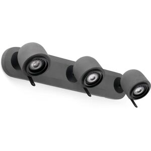 Faro Wall Lighting - Stone-3 Adjustable Grey GU10 Faro Wall Lighting - Stone-3 Adjustable Grey GU10