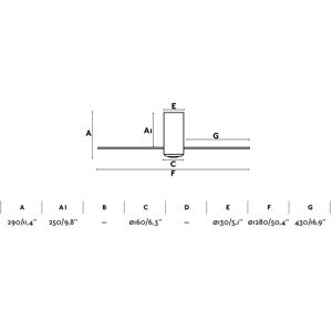 Faro 32040 - Black and Transparent - Ceiling Fan Faro 32040 - Black and Transparent - Ceiling Fan
