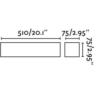 Faro Tera LED Wall Light - White Plaster - Wall Lighting Faro Tera LED Wall Light - White Plaster - Wall Lighting