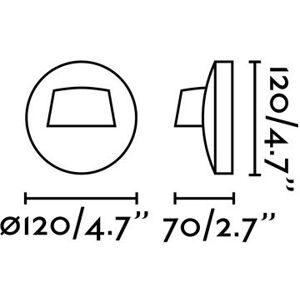 Faro Brow - LED Outdoor Wall Light Dark Grey - Outdoor lighting Faro Brow - LED Outdoor Wall Light Dark Grey - Outdoor lighting