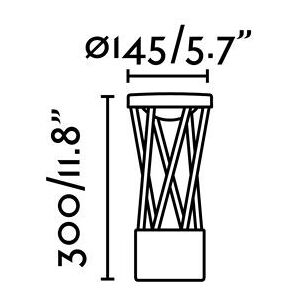 Faro 71286 Outdoor Lighting - Twist Pedestal Lamp 10W 3000K IP65 Faro 71286 Outdoor Lighting - Twist Pedestal Lamp 10W 3000K IP65