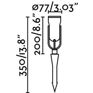 Faro H20 Black Outdoor Spike Light - Outdoor Lighting Faro H20 Black Outdoor Spike Light - Outdoor Lighting