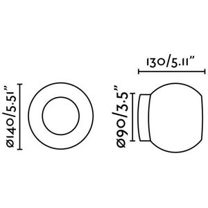 Faro Model 40091 - Grey Ceiling Lighting Faro Model 40091 - Grey Ceiling Lighting