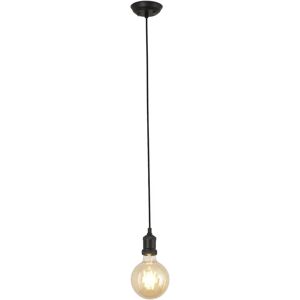 Faro Black Pendant Lamp - Suspension Lighting - E27 Max 60W Faro Black Pendant Lamp - Suspension Lighting - E27 Max 60W