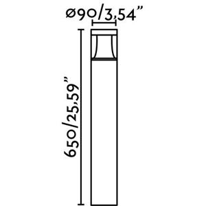 Faro Faro Plim Outdoor LED Bollard - 10W 3000K IP65 Faro Faro Plim Outdoor LED Bollard - 10W 3000K IP65