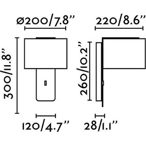 Faro Faro Fold - Wall Light Black Shade E27 - Wall Light Faro Faro Fold - Wall Light Black Shade E27 - Wall Light