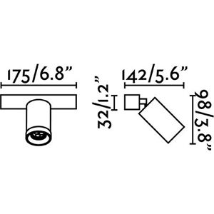Faro Stan Wall Lighting - White - GU10 - Wall Lighting Faro Stan Wall Lighting - White - GU10 - Wall Lighting
