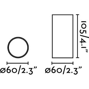 Faro White Surface Mount Ceiling Light - GU10 - Compact & Dimmable Faro White Surface Mount Ceiling Light - GU10 - Compact & Dimmable