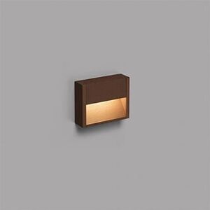 Faro Outdoor Wall Light - Rust Finish - IP54 - 3W 3000K Faro Outdoor Wall Light - Rust Finish - IP54 - 3W 3000K