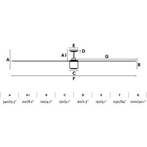 Faro Barcelona Attos LED - Brown - Ceiling Fan Faro Barcelona Attos LED - Brown - Ceiling Fan