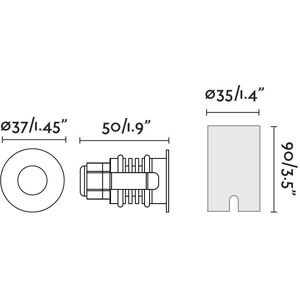 Faro GRUND Outdoor Ground Light - IP67, LED, Aluminum Faro GRUND Outdoor Ground Light - IP67, LED, Aluminum