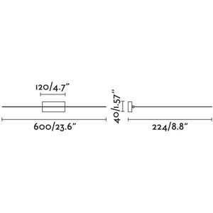 Faro MAGRITTE-3 Wall Light - Black - Integrated LED - 3000K Faro MAGRITTE-3 Wall Light - Black - Integrated LED - 3000K