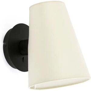 Faro LUPE Wall Light - Steel, Textile, E27, 23cm Faro LUPE Wall Light - Steel, Textile, E27, 23cm