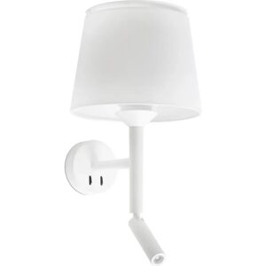 Faro Faro SAVOY Lampada da Parete - Lampada da Lettura Bianca IP20 Faro Faro SAVOY Lampada da Parete - Lampada da Lettura Bianca IP20