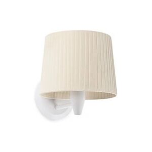 Faro Faro SAMBA Lampada da parete con paralume bianca - Illuminazione a muro Faro Faro SAMBA Lampada da parete con paralume bianca - Illuminazione a muro