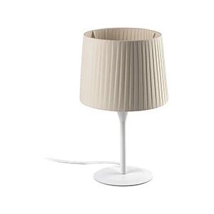 Lampada da Tavolo Faro 64310-38 - Acciaio Tessuto E27 15W Bianco Lampada da Tavolo Faro 64310-38 - Acciaio Tessuto E27 15W Bianco