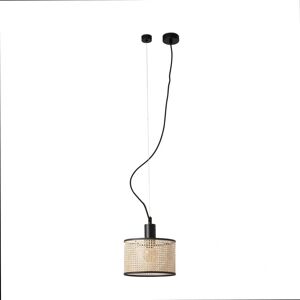 Faro Mambo Black Rattan Pendant Lamp - Suspension Lighting Faro Mambo Black Rattan Pendant Lamp - Suspension Lighting