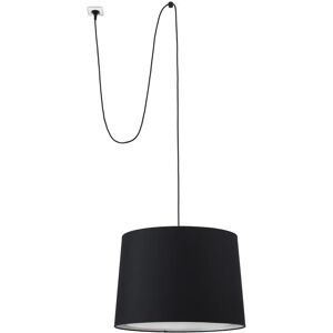Lampada a sospensione cilindrica nera Faro Conga - Accessorio di illuminazione Lampada a sospensione cilindrica nera Faro Conga - Accessorio di illuminazione