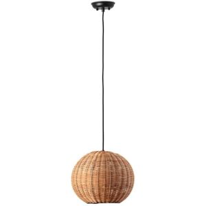 Netlighting Haka Black Rattan Globe Pendant Lamp - Pendant Lamp Netlighting Haka Black Rattan Globe Pendant Lamp - Pendant Lamp