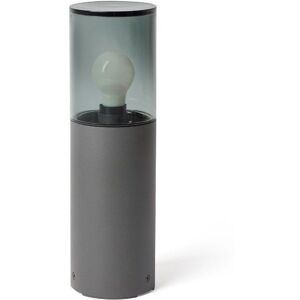 Faro Kila Dark Grey Beacon Pedestal Lamp - 40cm Outdoor Light Faro Kila Dark Grey Beacon Pedestal Lamp - 40cm Outdoor Light