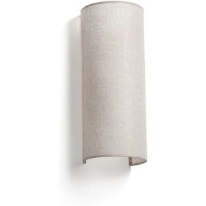 Faro Faro Otton Lámpara de Pared Redonda de Lino Arriba y Abajo - Lámpara de Pared Faro Faro Otton Lámpara de Pared Redonda de Lino Arriba y Abajo - Lámpara de Pared
