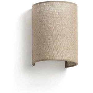 Faro Lighting Otton Runder Jute Up Down Wandleuchte Faro Lighting Otton Runder Jute Up Down Wandleuchte