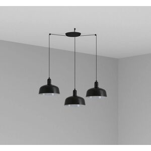 Faro Barcelona - Faro Tatawin Lámpara colgante mediana de 3 luces en forma de gota de racimo negro - Lámpara colgante Faro Barcelona - Faro Tatawin Lámpara colgante mediana de 3 luces en forma de gota de racimo negro - Lámpara colgante