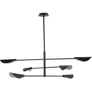 Faro Liggera 6-Light Black Pendant - Ceiling Light Faro Liggera 6-Light Black Pendant - Ceiling Light