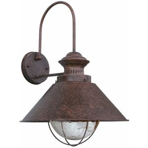 Faro Nautica-P Rust Brown Outdoor Wall Light - Outdoor wall lighting Faro Nautica-P Rust Brown Outdoor Wall Light - Outdoor wall lighting