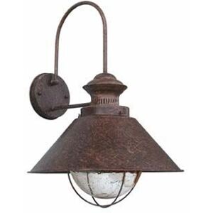 Faro Nautica-P Rust Brown Outdoor Wall Light - Outdoor wall lighting Faro Nautica-P Rust Brown Outdoor Wall Light - Outdoor wall lighting