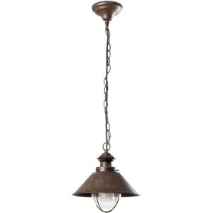 Faro Nautica-1P - Outdoor Ceiling Pendant Light - Rust Brown - E27 Faro Nautica-1P - Outdoor Ceiling Pendant Light - Rust Brown - E27