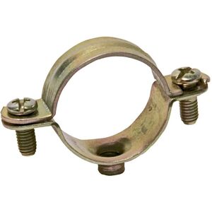 Celo Abrazadera - 100 Clips de tubo de acero - Negro y Plateado - 22x47mm Celo Abrazadera - 100 Clips de tubo de acero - Negro y Plateado - 22x47mm