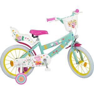 Toimsa Bikes Peppa Pig Vert 16 - Vélo pour enfants - Publicité Toimsa Bikes Peppa Pig Vert 16 - Vélo pour enfants - Publicité