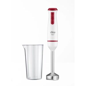 Ufesa Pulsar 600 Delux - Blanc, Rouge - Mixeur électrique - Publicité Ufesa Pulsar 600 Delux - Blanc, Rouge - Mixeur électrique - Publicité