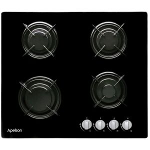 APELSON ACGI 4060 BK - Noir - Table de cuisson à gaz - Publicité APELSON ACGI 4060 BK - Noir - Table de cuisson à gaz - Publicité