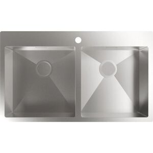 CATA CBS-2 40-40 R10 Stainless Steel Undermount Sink - Double Bowl CATA CBS-2 40-40 R10 Stainless Steel Undermount Sink - Double Bowl