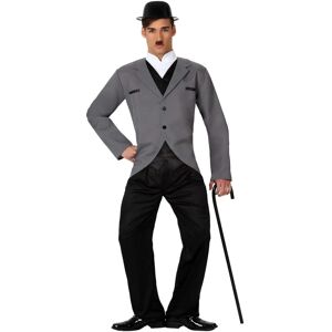 Th3 Party Black Grey Costume for Adults - Carnival & Theme Night Th3 Party Black Grey Costume for Adults - Carnival & Theme Night