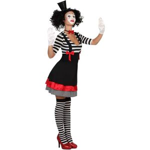Brand Model - Black and Red Mime Costume - Costume Brand Model - Black and Red Mime Costume - Costume
