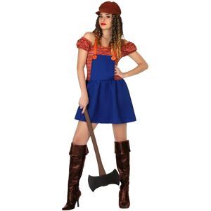 Disfraz para adultos BigBuy - Leñador rojo/azul - 2 piezas Disfraz para adultos BigBuy - Leñador rojo/azul - 2 piezas