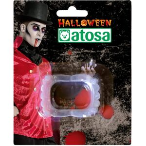 BigBuy Halloween-accessoire - Witte Multicolor Gebitsprothese BigBuy Halloween-accessoire - Witte Multicolor Gebitsprothese