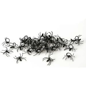 BigBuy Halloween Versiering - 24 stuks - Zwart - Halloween Decoratie BigBuy Halloween Versiering - 24 stuks - Zwart - Halloween Decoratie