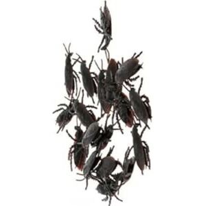BigBuy Halloween Decoraties Kakkerlakken - 12 Stuks BigBuy Halloween Decoraties Kakkerlakken - 12 Stuks
