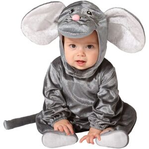 BigBuy Grey Mouse Baby Carnival Costume - 12-24 months BigBuy Grey Mouse Baby Carnival Costume - 12-24 months