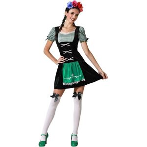 Disfraz de Camarera Alemana BigBuy - Negro, Verde, XXL Disfraz de Camarera Alemana BigBuy - Negro, Verde, XXL