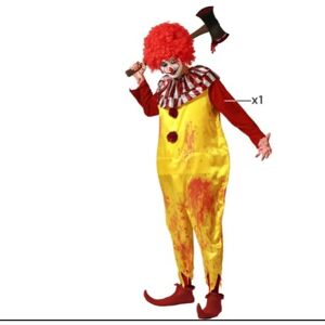 BigBuy Kostüm für Erwachsene männlicher Clown XS/S - Halloween BigBuy Kostüm für Erwachsene männlicher Clown XS/S - Halloween