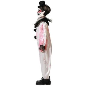 Atosa White Blood Splash Clown Costume for Kids 10-12 Atosa White Blood Splash Clown Costume for Kids 10-12