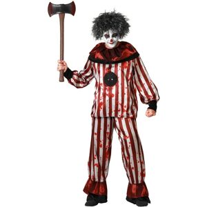 Costume de Clown Rayé Rouge Atosa pour Adultes - Costume - Publicité Costume de Clown Rayé Rouge Atosa pour Adultes - Costume - Publicité