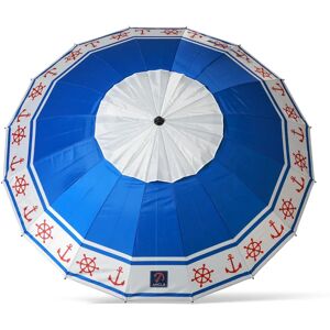 BigBuy Outdoor Blue Ø 220 cm SPF50+ Anchor Beach Parasol BigBuy Outdoor Blue Ø 220 cm SPF50+ Anchor Beach Parasol